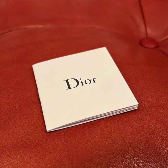 NEW CHRISTIAN DIOR Luggage Tag / Bag Charm 3 Piece Set With DIOR Engraving - Picture 6 of 8